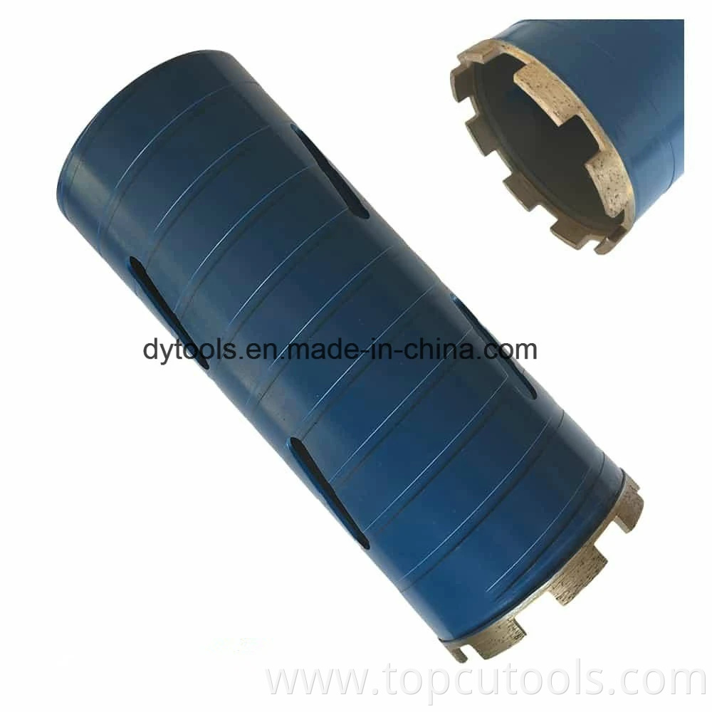 Laser Welding Diamond Core Drill Bits for Dry Core Drilling in Concrete